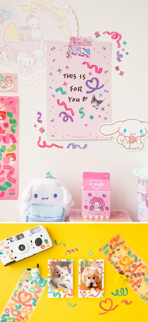 Sanrio Characters Confetti Sticker Pack | 7sheets