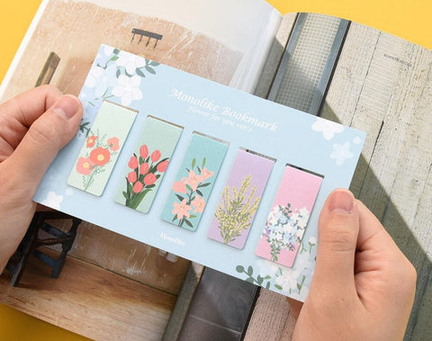 Magnetic Bookmarks 5P _ Flower For You ver.2