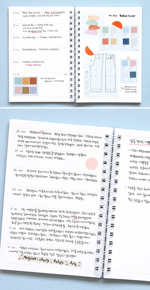 2024-2025 Weekly Planner A5 [3colors]