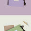 O-CHECK Mini Scrapbook [7types] | Blank Notebook