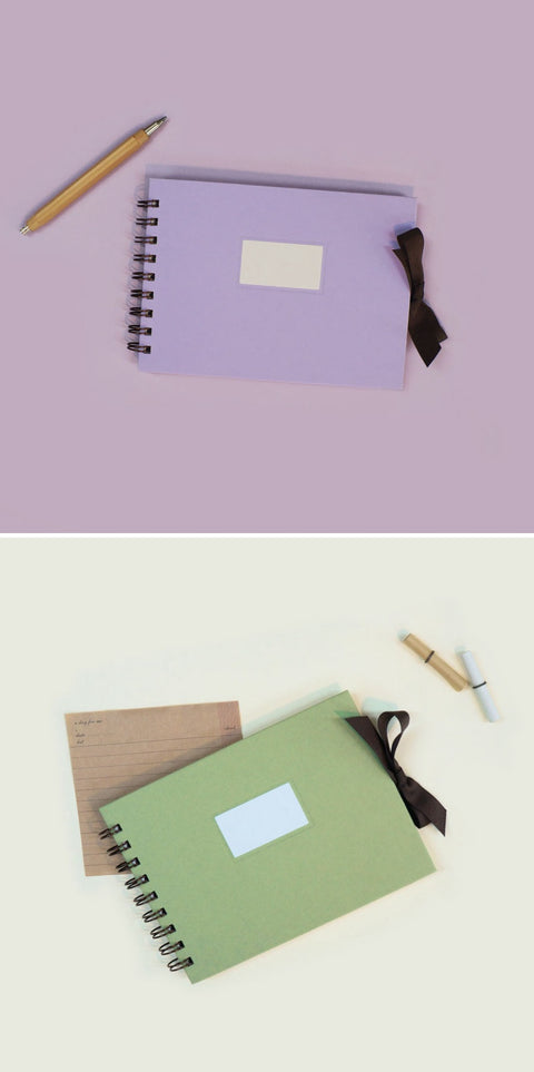 O-CHECK Mini Scrapbook [7types] | Blank Notebook