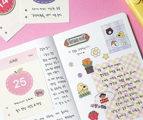 2026 Check&Fruits Daily Calendar | Day Calendar