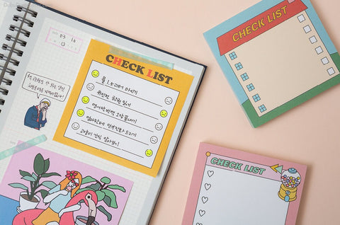 Ardium Checklist Memo Pad [3types] | To Do List