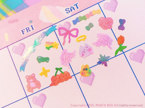 Twinkle Deco Sticker [Ribbon Ribbon Ribbon]