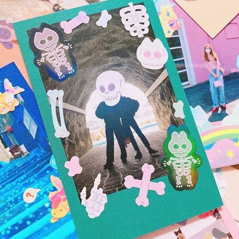 Twinkle Deco Sticker [Bone]