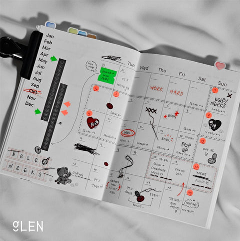 Glen Dotted Masking Tape [3colors]