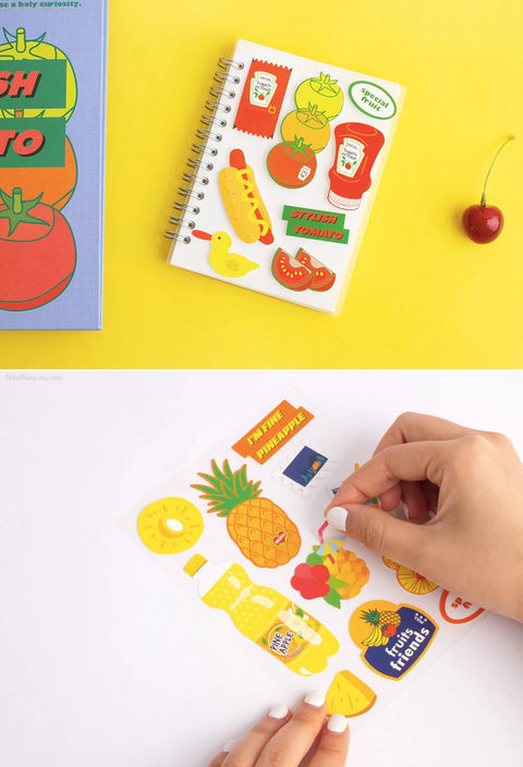 Lucalab Fruits Deco Stickers [6types]
