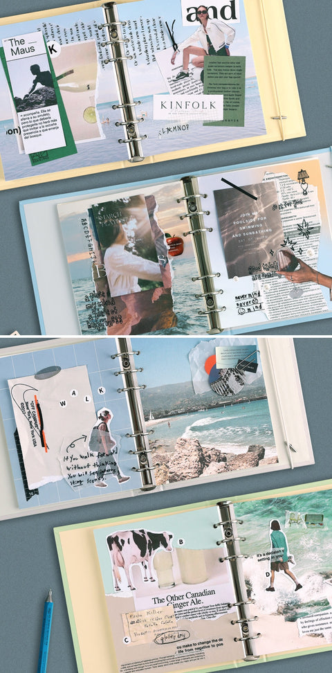 A6 WIDE Photo Mix Diary Refill [4types]