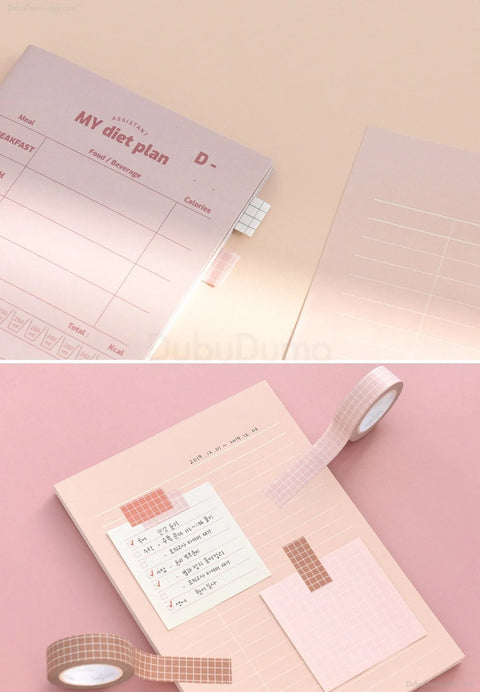 Arte Masking Tape 12P SET [Gloomy Grid]