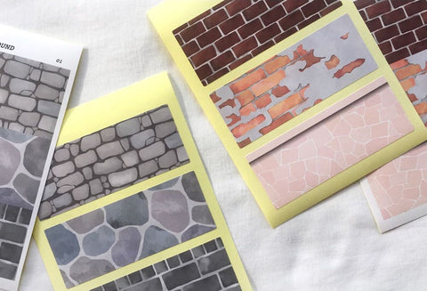 Brick Fence Sticker Set | 10sheets
