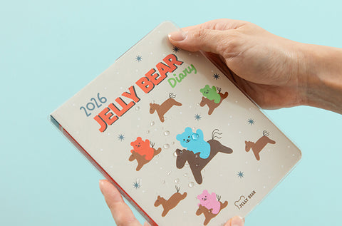 2026 Jelly Bear Weekly Diary [3types] | 2026 Weekly Planner