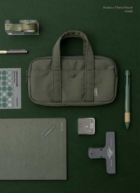 Pocket v.7 Pencil Pouch [4colors]