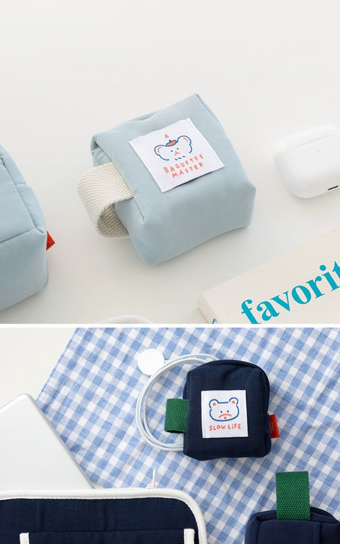 Brunch Brother Cotton AirPods Pouch [4colors]