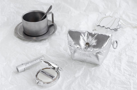 momossi Marshmallow Card Wallet [Silver]