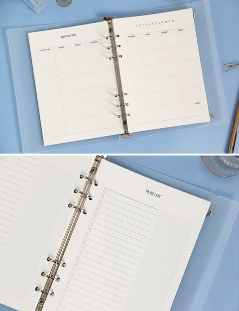 A5 6 Holes Planner Inserts [Monthly, Weekly, Daily]