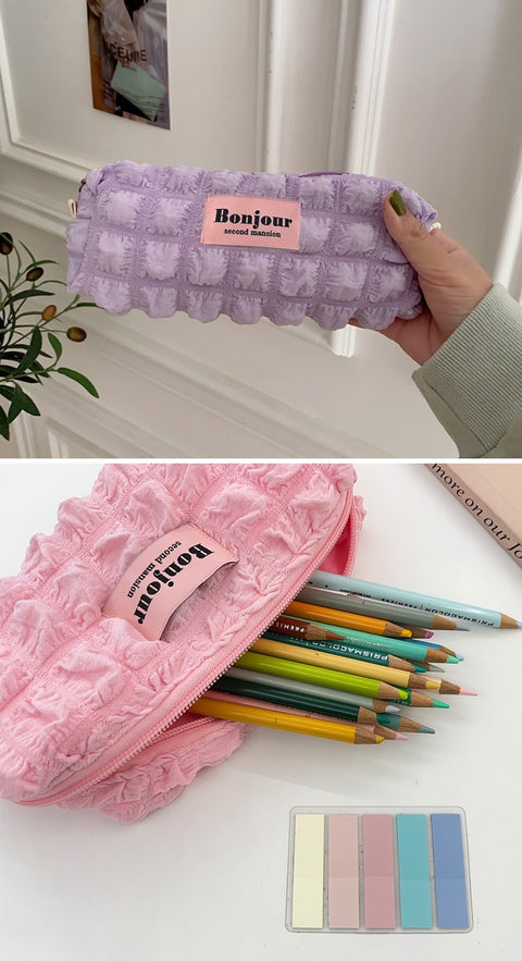 Mellow Quilting Pencil Pouch [5colors] | Pen Case