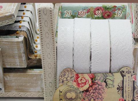 Cotton Lace Adhesive Tape [3types] 30-32 | DIY Tape