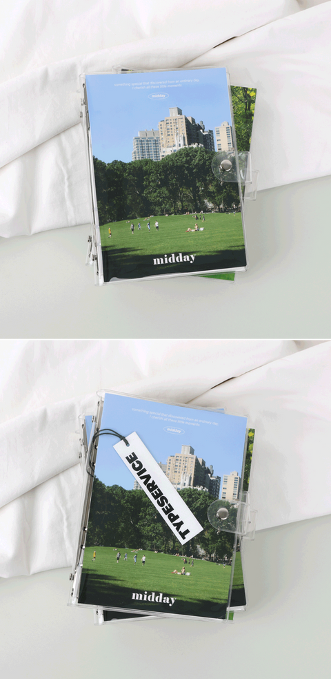 A5 Midday 6 Holes Binder Set [2types]