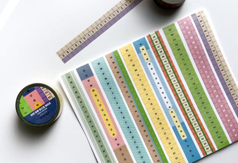 Timetable Masking Tape