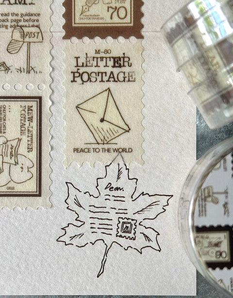 Stamp Masking Tape _ Autumn Letter