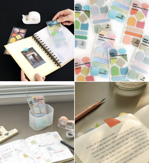 Index Point Sticky Notes [4types]