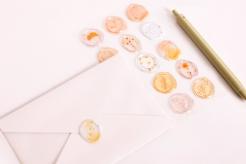 Sealing Wax Sticker [Milky Yellow]