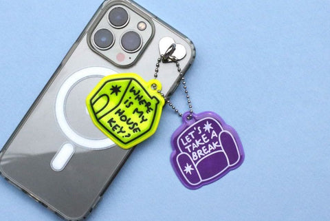 BE ON D Reflector Key Rings [6types] | Diary Charm