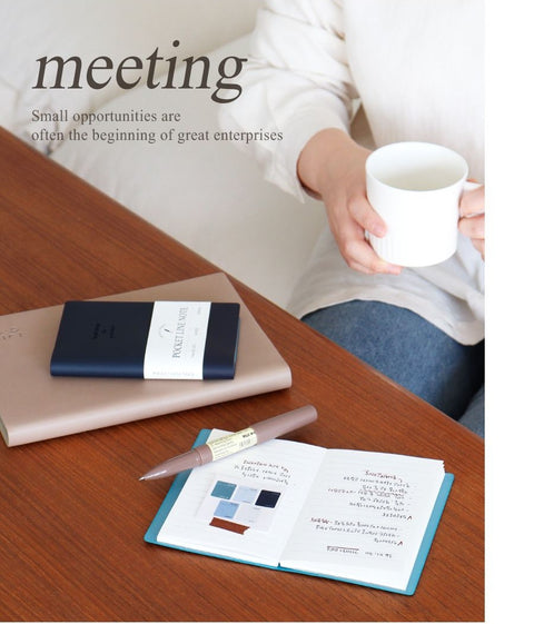 Official A6 Pocket Handy Line Notebook [4colors]