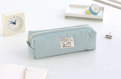 Coi Twill Big Pencil Pouch [4colors]