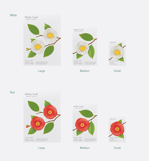 Camellia Sticky Notes L [2colors]