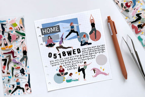 Gesture_ Yoga Seal Sticker [2types]