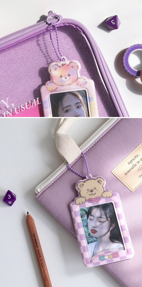 ICONIC Sugar Photo Card Holder [4types] | Key Ring