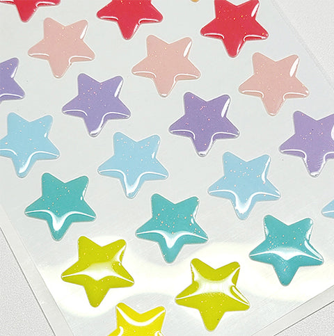 T916 Star Epoxy Deco Sticker