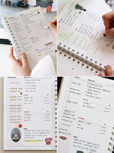 Worker's Planner _ 6 months [2colors]