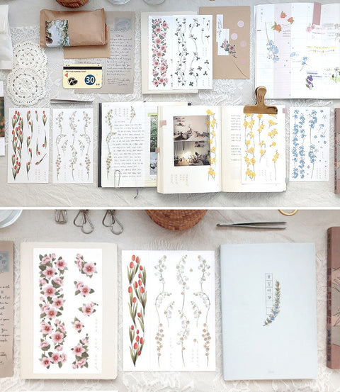 Flower Sticker 6 Set [2types]