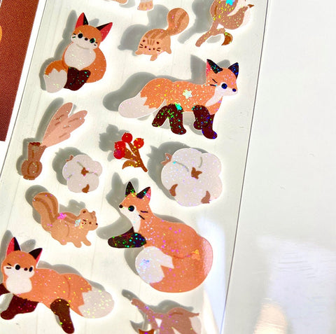 Deco Seal Sticker [Fox Holiday]