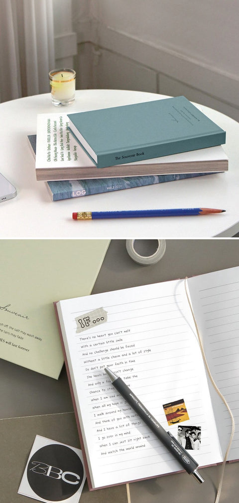 ICONIC SOUVENIR B6 Line Notebook [6colors]