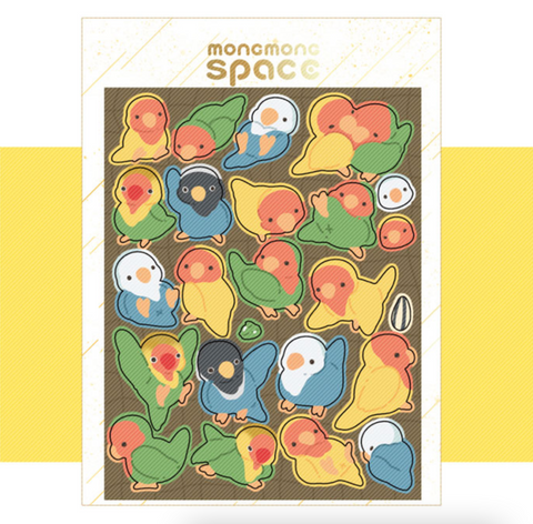 Nyasa Lovebird Seal Sticker