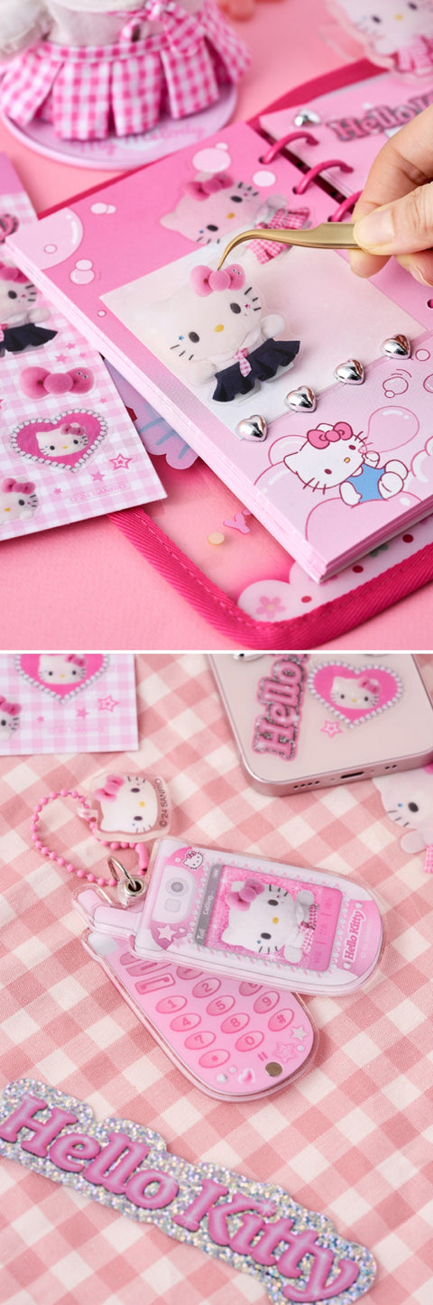 Highteen Hello Kitty Cellphone Photo Key Ring