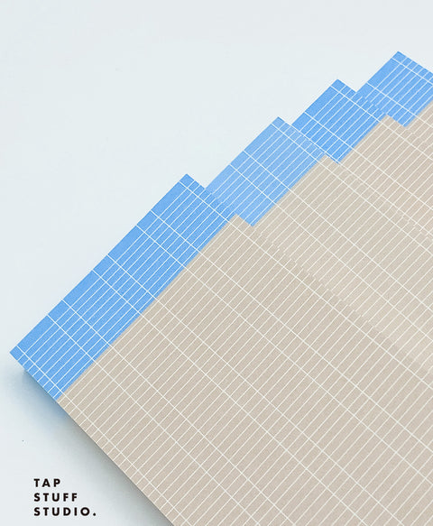 Shade Grid Memo Pad [LIGHTBLUE&PINK]