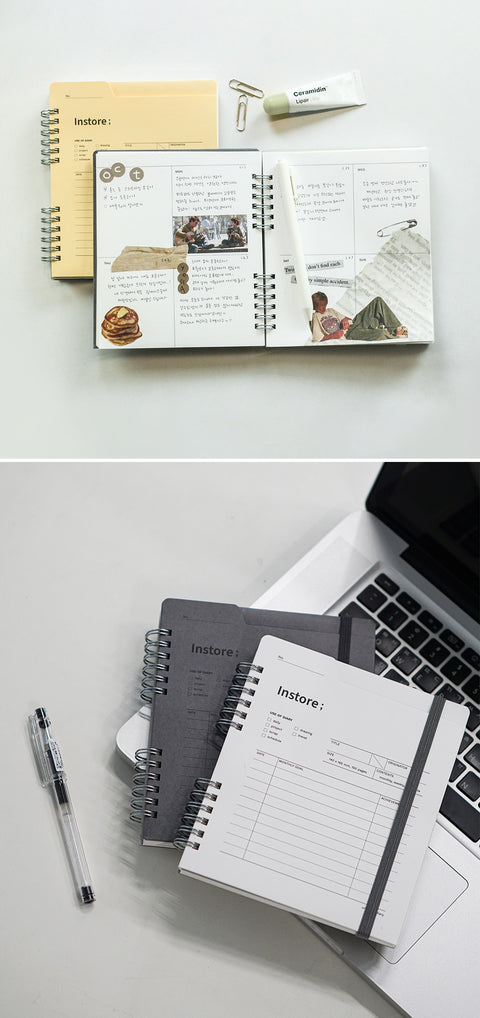 Instore ; Weekly Planner [4colors]