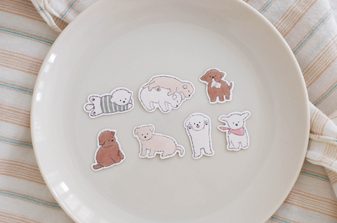 Planner Seal Stickers [311 baby puppy]