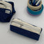 Clam Round Pencil Case [Blue Denim] | Pen Pouch