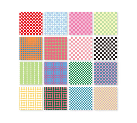 Color Shape Pattern Sticker Pack