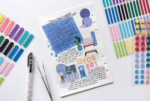 Shapes Seal Stickers [8types]