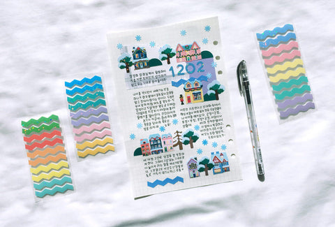 Line Seal Stickers 10types Set