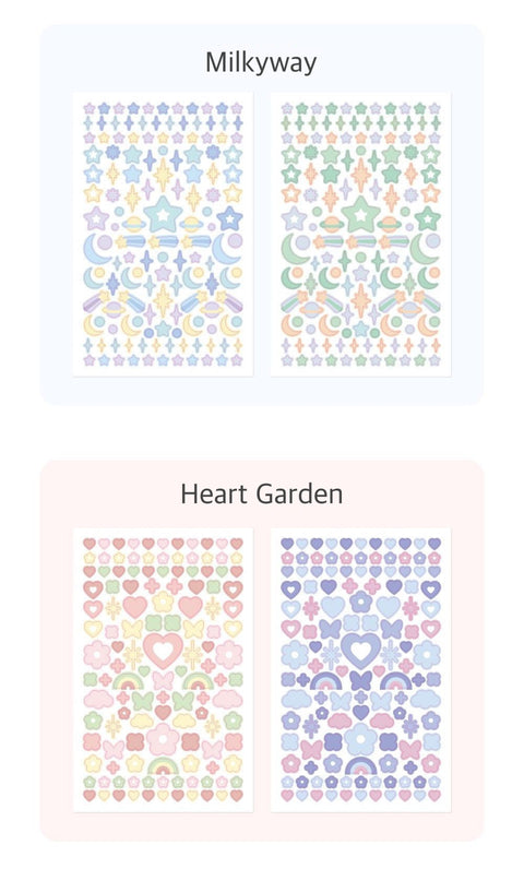 Pure Deco Sticker [2types] | 2sheets