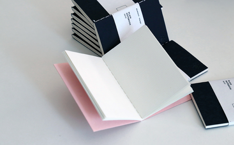Petit Grid Notebook [Pink] | Mini Squared Notebook