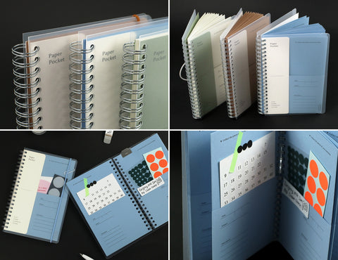 Archive Paper Pocket Notebook [3types]