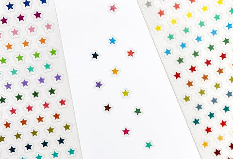 Transparent Star Seal Sticker | Deco Sticker